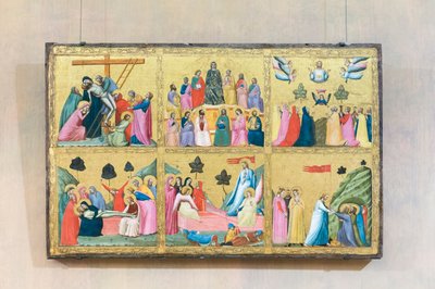 Épisodes de la Passion du Christ, Giovanni Baronzio, Rimini, actif 1343-1345, Galerie nationale d