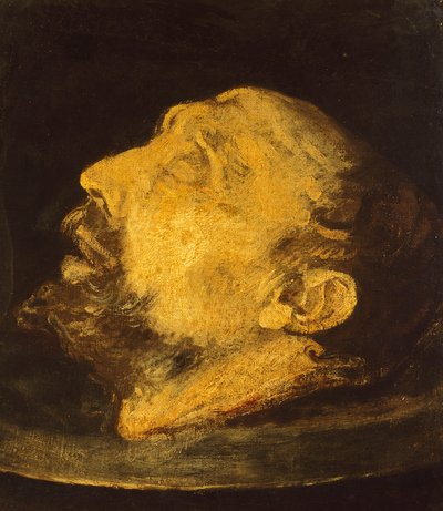 La tête de Saint Jean-Baptiste sur un plateau - Giovanni Battista (1567 1633) Crespi