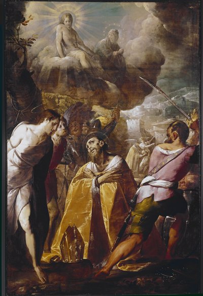 Le martyre de Saint Denis (huile sur toile) - Giovanni Battista  Crespi