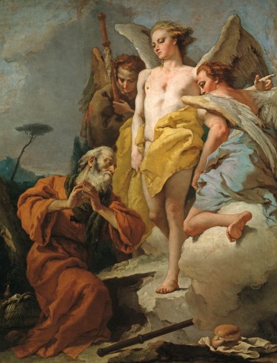 Abraham et les Trois Anges, c.1770 - Giovanni Battista Tiepolo