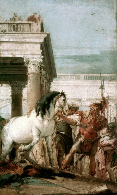 Alexandre le Grand et son cheval Bucéphale - Giovanni Battista (1696 1770) Tiepolo
