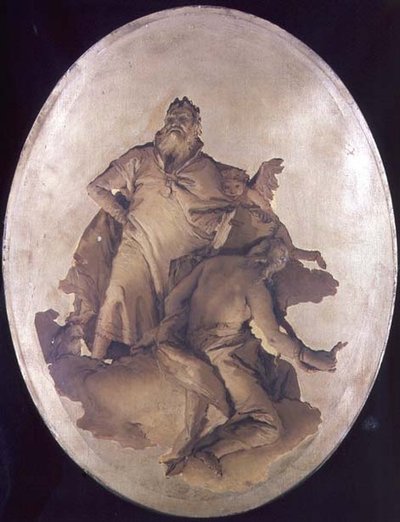 Allégorie du mérite et de la prudence - Giovanni Battista Tiepolo