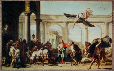 Le Christ guérit le paralytique ... - Giovanni Battista (1696-1770) Tiepolo
