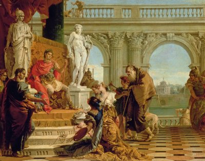 Mécène présentant les arts libéraux à l