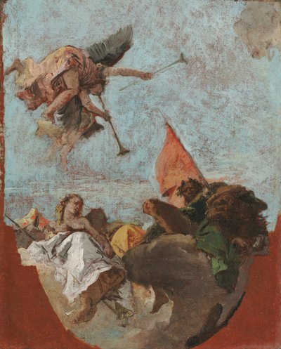 Esquisse pour un plafond, c.1750 - Giovanni Battista Tiepolo