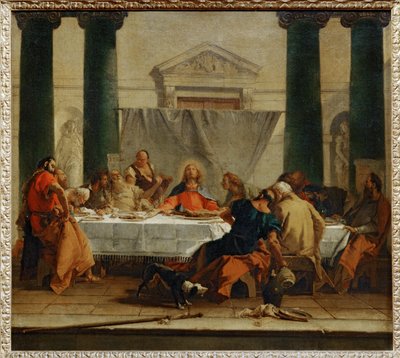 La Cène ... - Giovanni Battista (1696-1770) Tiepolo