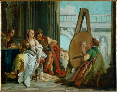 Le peintre Apelles, Alexandre le Grand et Campaspe ... - Giovanni Battista (1696-1770) Tiepolo