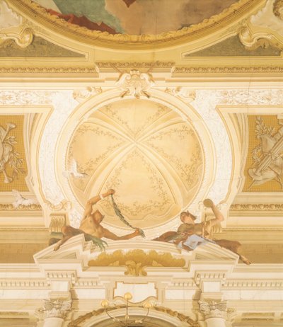 Détail des fresques au plafond de la salle de bal, Villa Pisani, Stra, Venise - Giovanni Battista Tiepolo