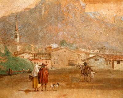 Paysage avec Cupidon - Giovanni Battista Tiepolo