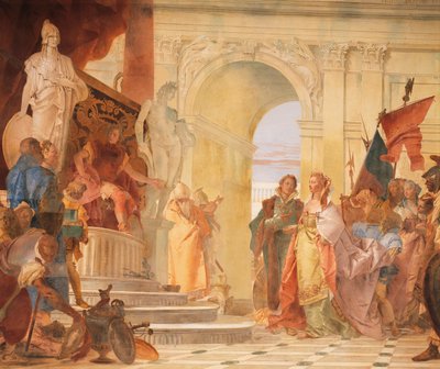 Magnanimité de Scipion (détail) - Giovanni Battista Tiepolo