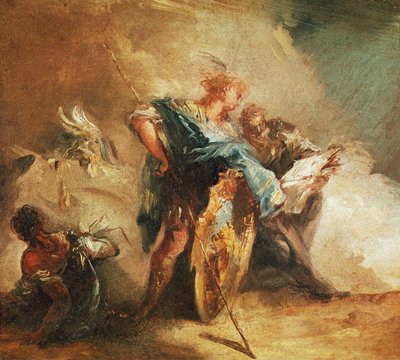 Minerve dictant des lois - Giovanni Battista Tiepolo