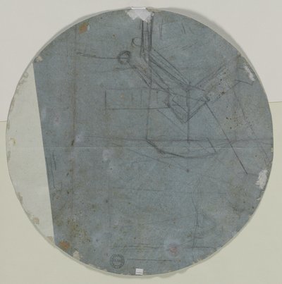 Croquis architectural verso, seconde moitié du XVIIe siècle - Giovanni Battista Benaschi