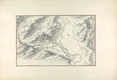 Plan du lac de Tibériade - Giovanni Battista Borra