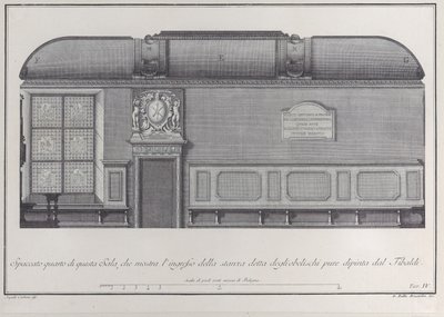 Planche 4 : coupe transversale de la salle de l