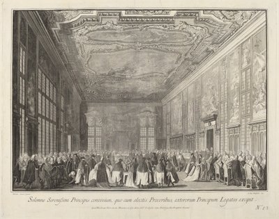 Le Doge reçoit des ambassadeurs étrangers lors d