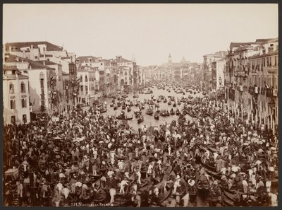 Venise - La régate - Giovanni Battista Brusa