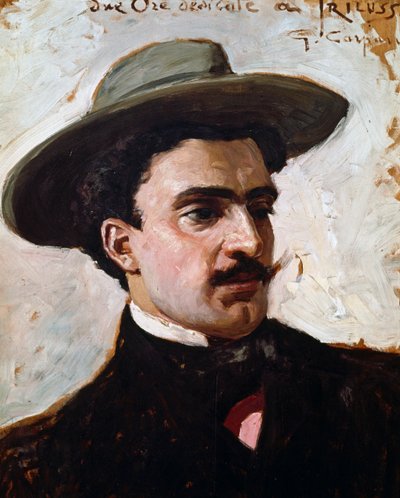 Portrait de Trilussa, pseudonyme anagrammatique de Carlo Alberto Camillo Mariano Salustri - Giovanni Battista Carpanetto