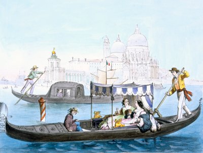 Gondole vénitienne, c. 1850 - Giovanni Battista Cecchini