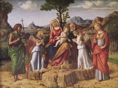 Conversation sacrée (La Sainte Famille entourée d