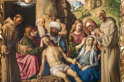 Lamentation du Christ (détail) - Giovanni Battista Cima da Conegliano
