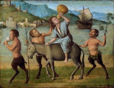 Silène et les Satyres - Giovanni Battista Cima da Conegliano