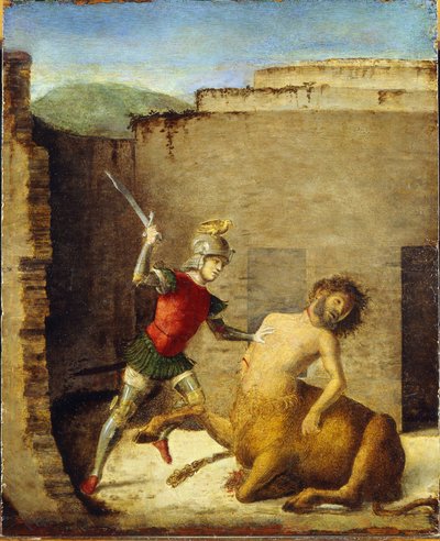 Thésée terrassant le Minotaure - Giovanni Battista Cima da Conegliano