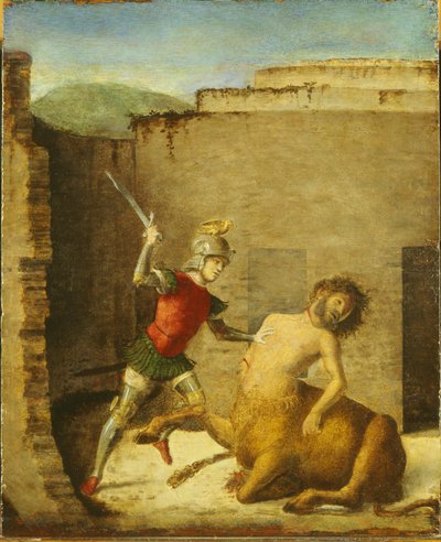 Thésée tuant le Minotaure, 1505 - Giovanni Battista Cima da Conegliano
