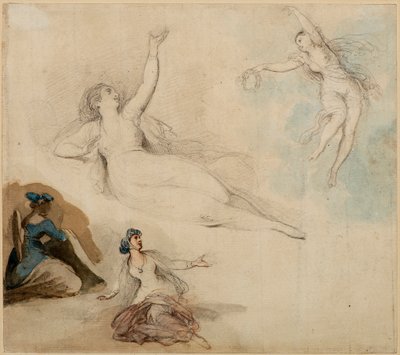 Études de figures - Giovanni Battista Cipriani