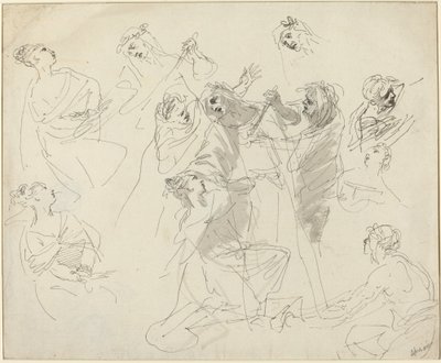 Études de figures - Giovanni Battista Cipriani