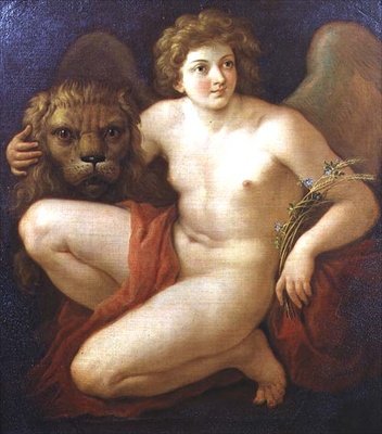 Paix, tenant une tête de lion - Giovanni Battista Cipriani