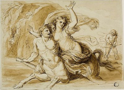Le Viol de Déjanire - Giovanni Battista Cipriani