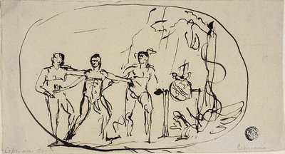 Trois figures - Giovanni Battista Cipriani
