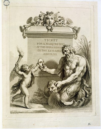Billet pour un bal masqué à l