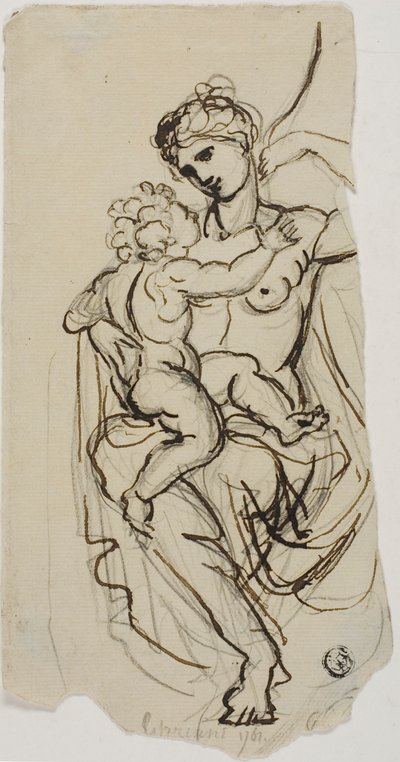 Vénus et Cupidon - Giovanni Battista Cipriani