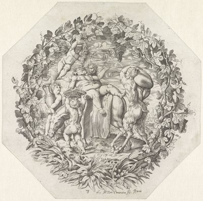 Bacchanale avec Silène ivre - Giovanni Battista Costantini