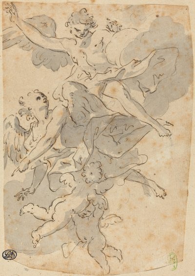 Anges et putti - Giovanni Battista Crosato