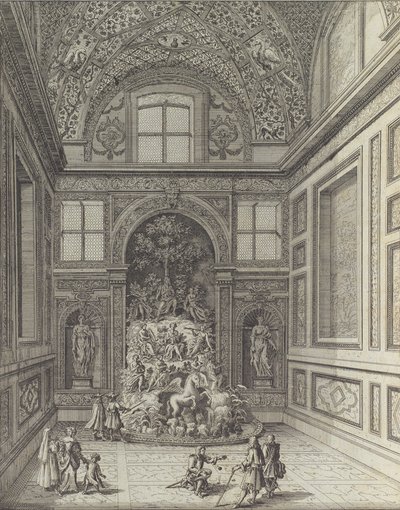 Stanza de Venti nel Teatro di Belvedere di Frascati - Giovanni Battista Falda