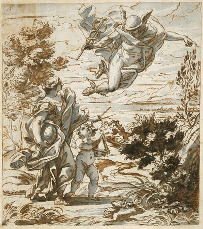 Mercure : la géographie en tête - Giovanni Battista Gaulli