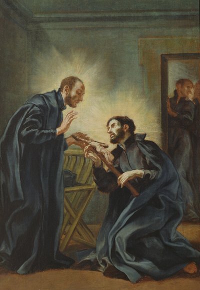 Saint Ignace de Loyola envoyant Saint François Xavier en Inde - Giovanni Battista Gaulli