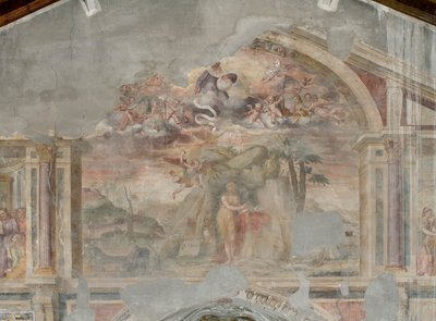 Marie Madeleine dans le désert, détail - Giovanni Battista Guerinoni