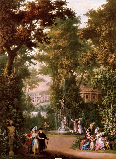 Scènes de jardin, c. 1765 - Giovanni Battista Innocenzo Colombo