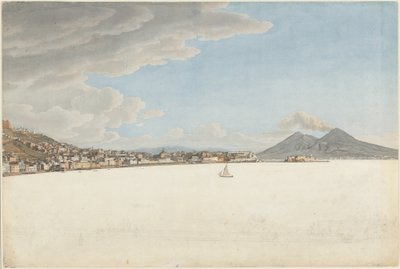 La baie de Naples avec les monts Vésuve et Somma - Giovanni Battista Lusieri