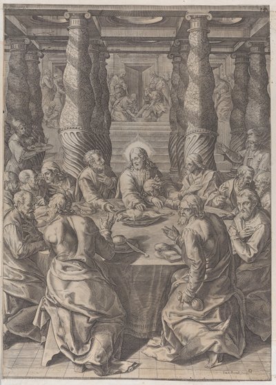 La Cène, vers 1580 - Giovanni Battista Mazza