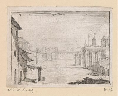 Vue du Forum Romain à Rome - Giovanni Battista Mercati