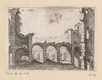 Ruines du Colisée à Rome - Giovanni Battista Mercati
