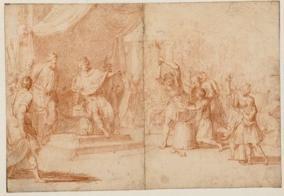Le martyre de Saints Maris et Martha de Perse et leurs fils - Giovanni Battista Mercati