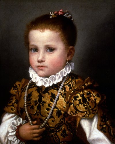 Petite fille de la maison Redetti - Giovanni Battista Moroni