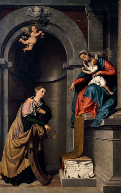 Mariage de Sainte Catherine - Giovanni Battista Moroni