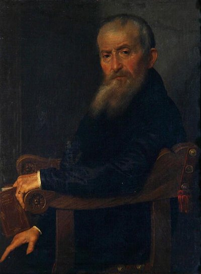 Portrait du poète Giovanni Antonio Pantera, vers 1571-72 - Giovanni Battista Moroni