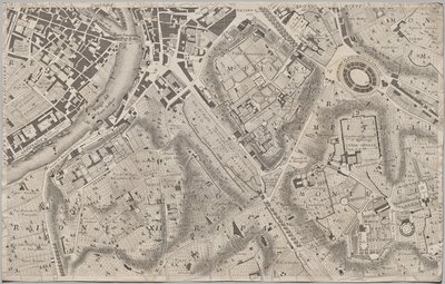 Nuova pianta di Roma data in luce da Giambattista Nolli l’année MDCCXLVII, connue sous le nom de La Pianta Grande di Roma - Giovanni Battista Nolli